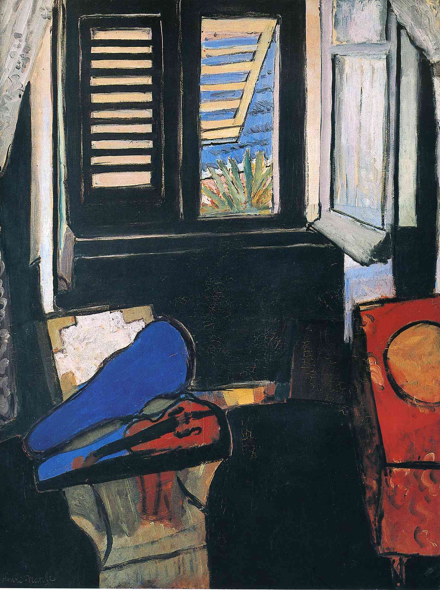 Henri Matisse - Interior with a Violin 1918